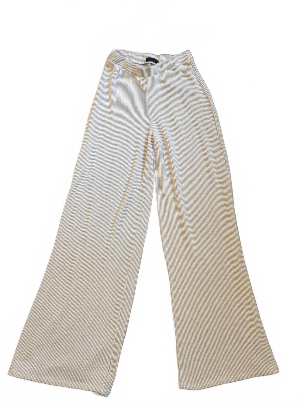 21 Saints Wide Leg Palazzo Pants Herringbone Elevated Basics Size M
